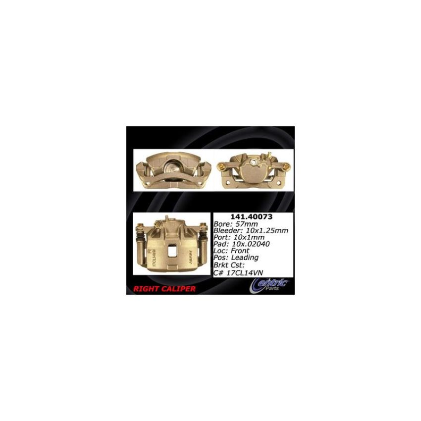 CENTRIC PARTS 141.40073 Centric Semi-Loaded Brake Caliper