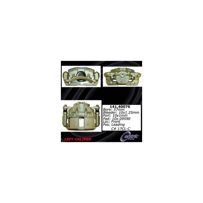CENTRIC PARTS 141.40076 Centric Semi-Loaded Brake Caliper