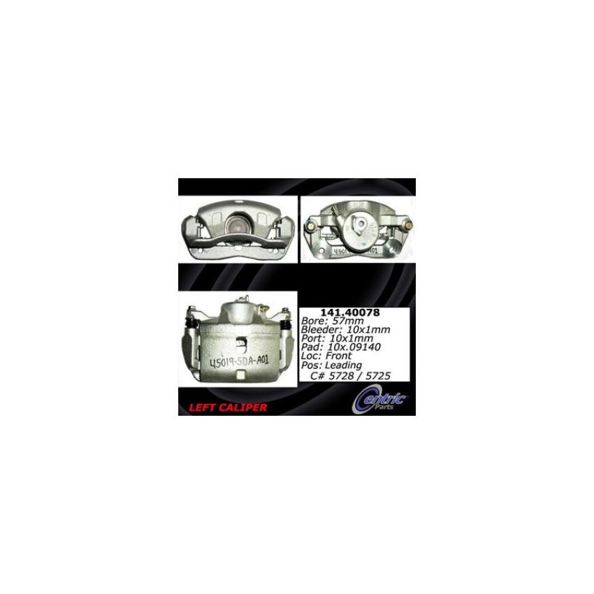 CENTRIC PARTS 141.40078 Centric Semi-Loaded Brake Caliper