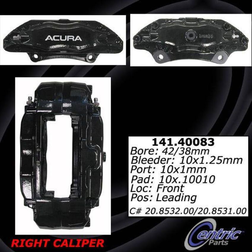 CENTRIC PARTS 141.40083 Centric Semi-Loaded Brake Caliper