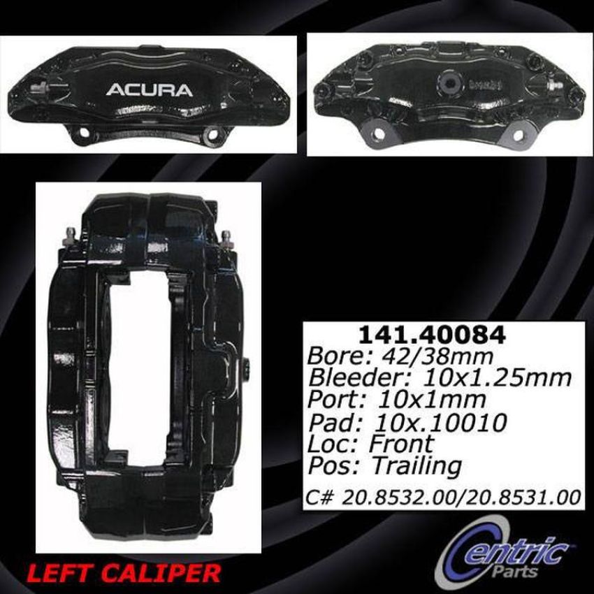 CENTRIC PARTS 141.40084 Centric Semi-Loaded Brake Caliper