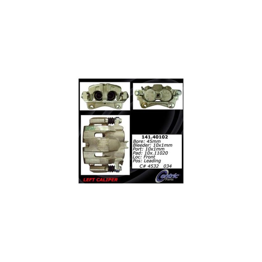 CENTRIC PARTS 141.40102 Centric Semi-Loaded Brake Caliper