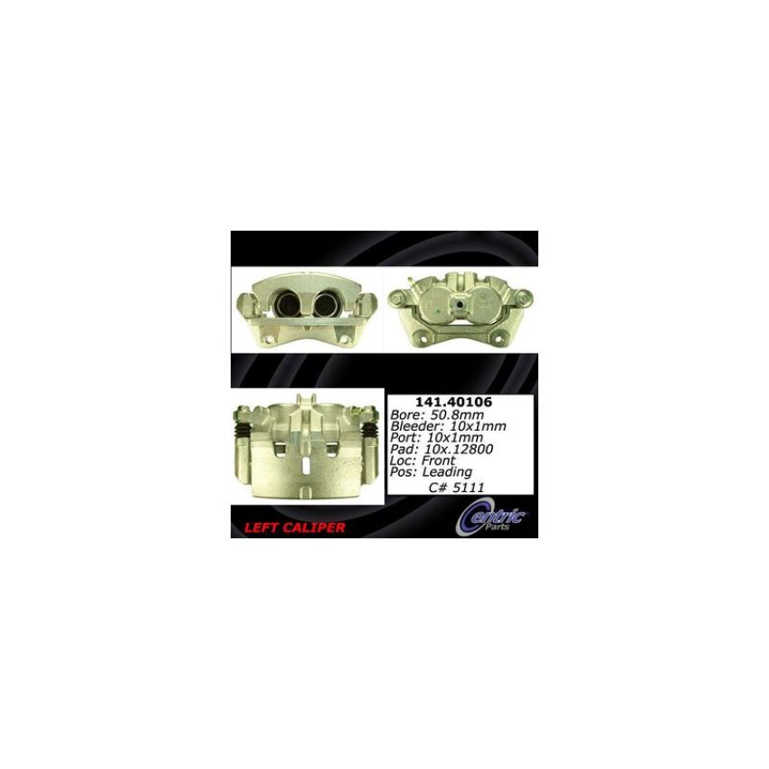 CENTRIC PARTS 141.40106 Centric Semi-Loaded Brake Caliper