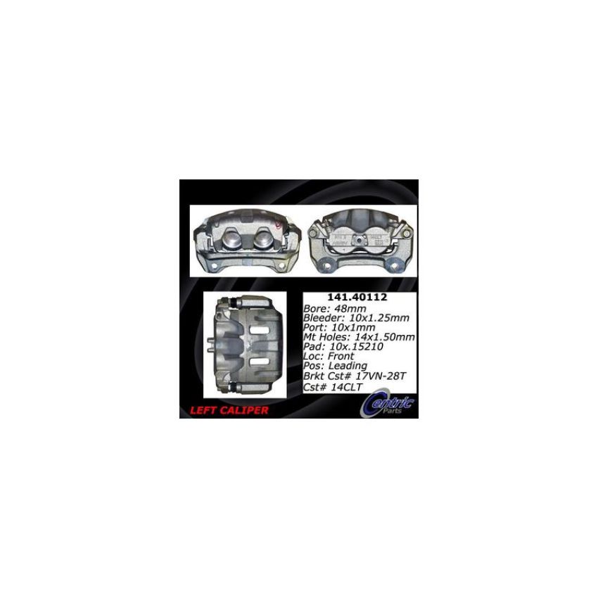 CENTRIC PARTS 141.40112 Centric Semi-Loaded Brake Caliper