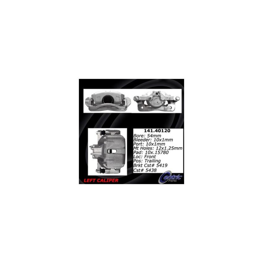 CENTRIC PARTS 141.40120 Centric Semi-Loaded Brake Caliper