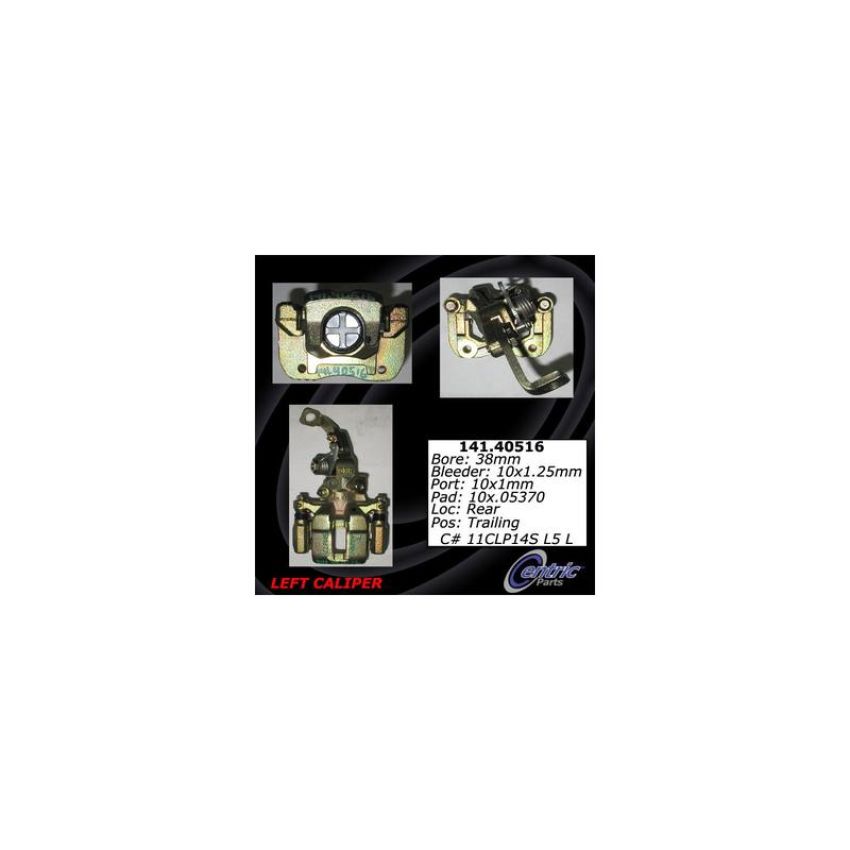 CENTRIC PARTS 141.40516 Centric Semi-Loaded Brake Caliper
