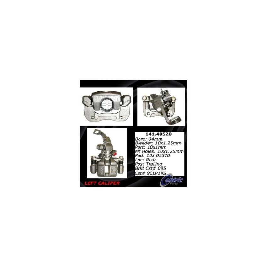 CENTRIC PARTS 141.40520 Centric Semi-Loaded Brake Caliper