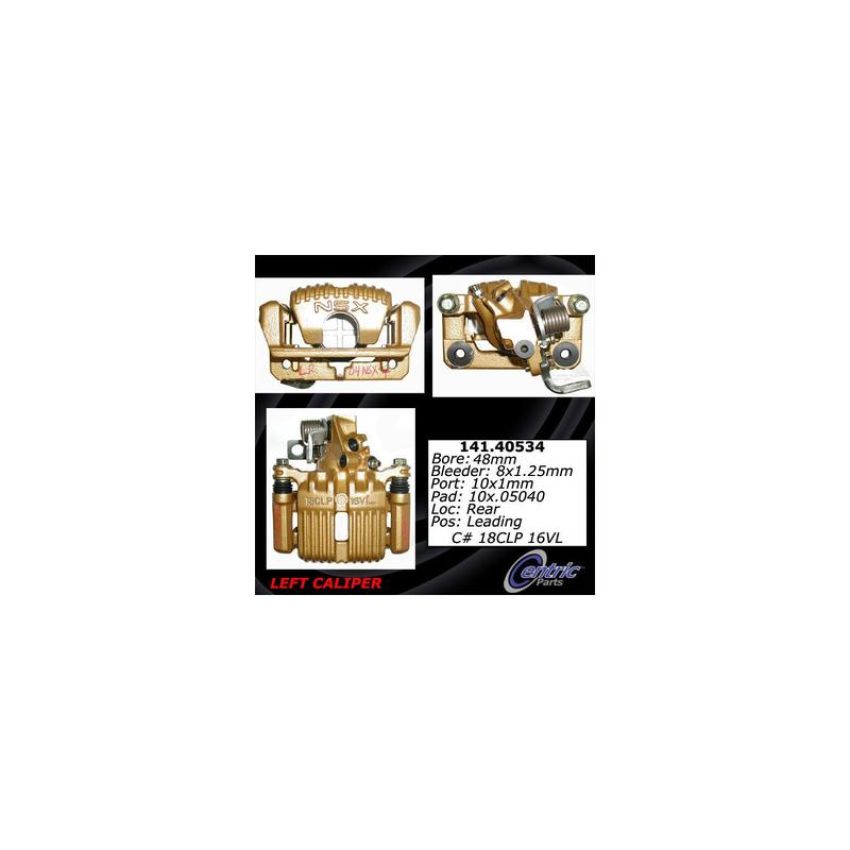 CENTRIC PARTS 141.40534 Centric Semi-Loaded Brake Caliper