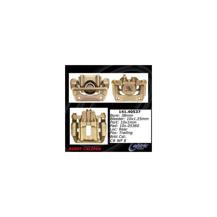 CENTRIC PARTS 141.40537 Centric Semi-Loaded Brake Caliper