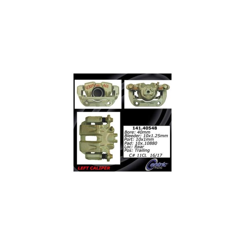 CENTRIC PARTS 141.40548 Centric Semi-Loaded Brake Caliper
