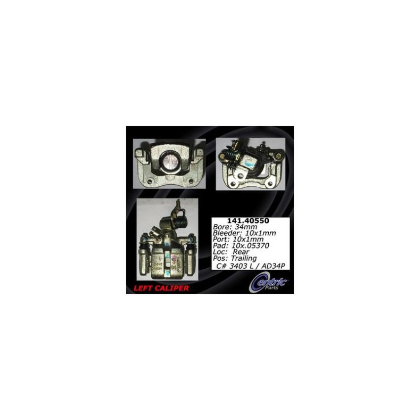 CENTRIC PARTS 141.40550 Centric Semi-Loaded Brake Caliper