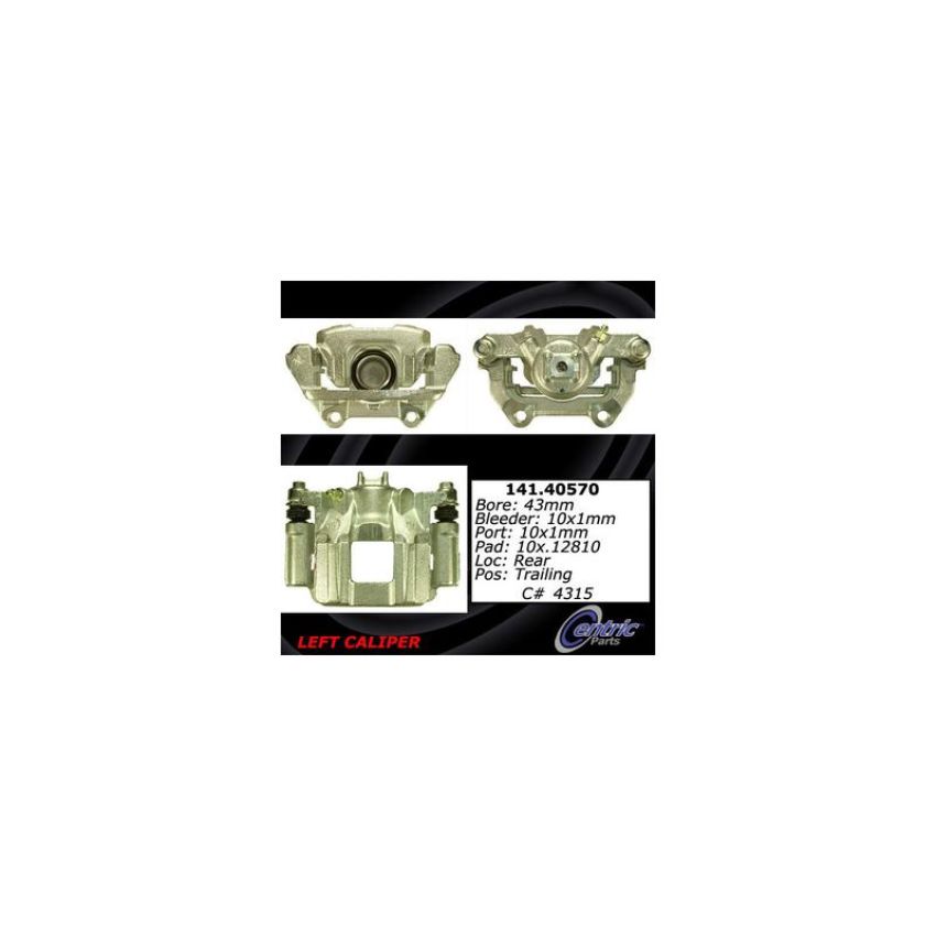 CENTRIC PARTS 141.40570 Centric Semi-Loaded Brake Caliper