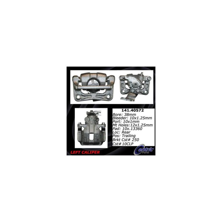 CENTRIC PARTS 141.40572 Centric Semi-Loaded Brake Caliper