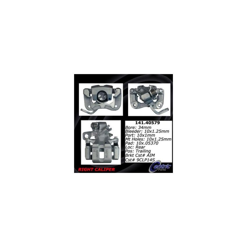 CENTRIC PARTS 141.40579 Centric Semi-Loaded Brake Caliper