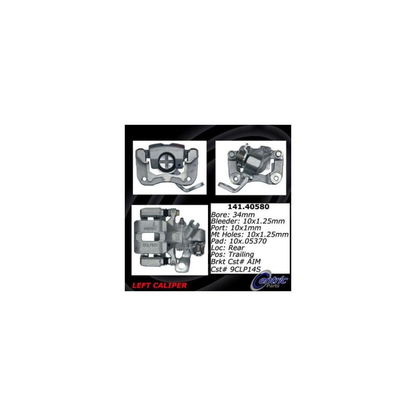 CENTRIC PARTS 141.40580 Centric Semi-Loaded Brake Caliper