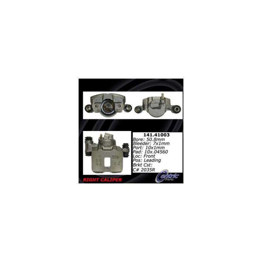 CENTRIC PARTS 141.41003 Centric Semi-Loaded Brake Caliper