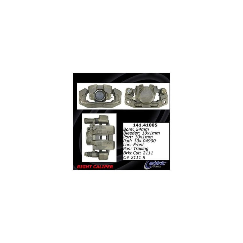 CENTRIC PARTS 141.41005 Centric Semi-Loaded Brake Caliper