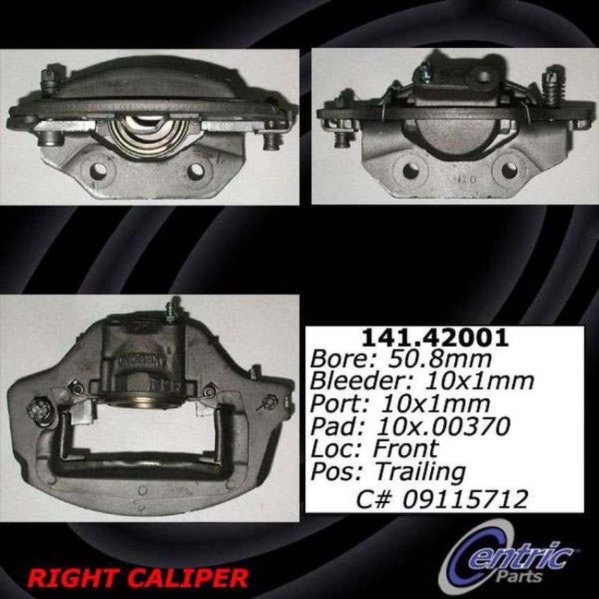 CENTRIC PARTS 141.42002 Centric Semi-Loaded Brake Caliper