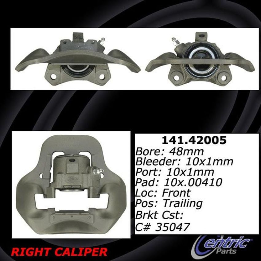 CENTRIC PARTS 141.42005 Centric Semi-Loaded Brake Caliper
