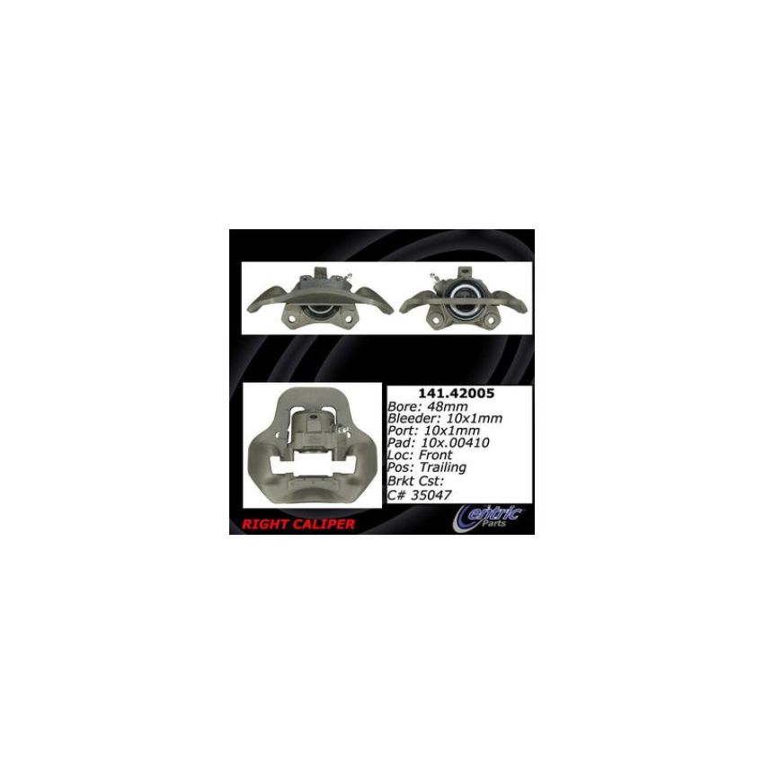CENTRIC PARTS 141.42005 Centric Semi-Loaded Brake Caliper