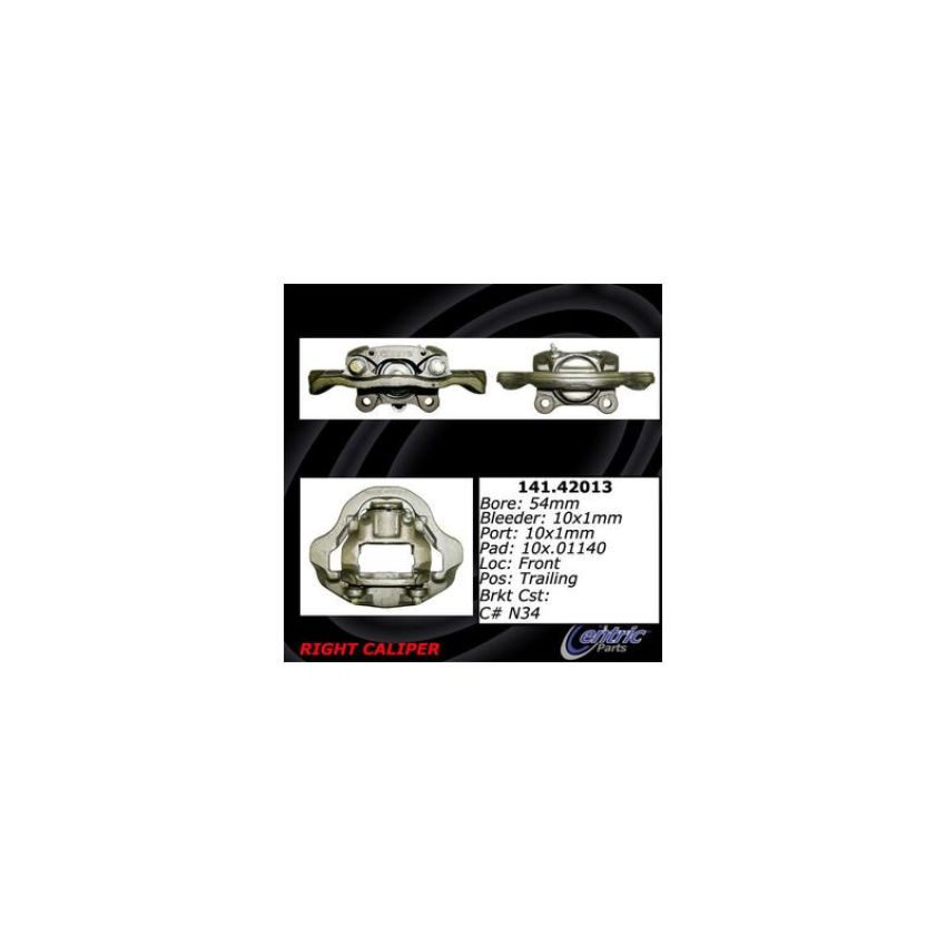 CENTRIC PARTS 141.42013 Centric Semi-Loaded Brake Caliper