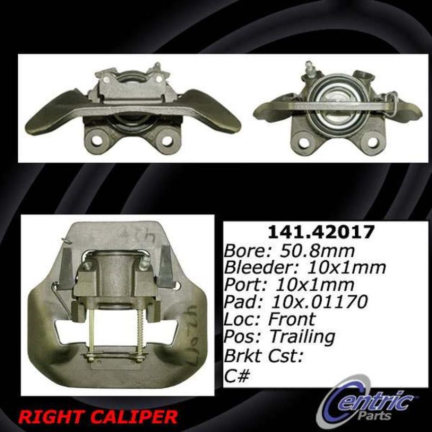 CENTRIC PARTS 141.42018 Centric Semi-Loaded Brake Caliper