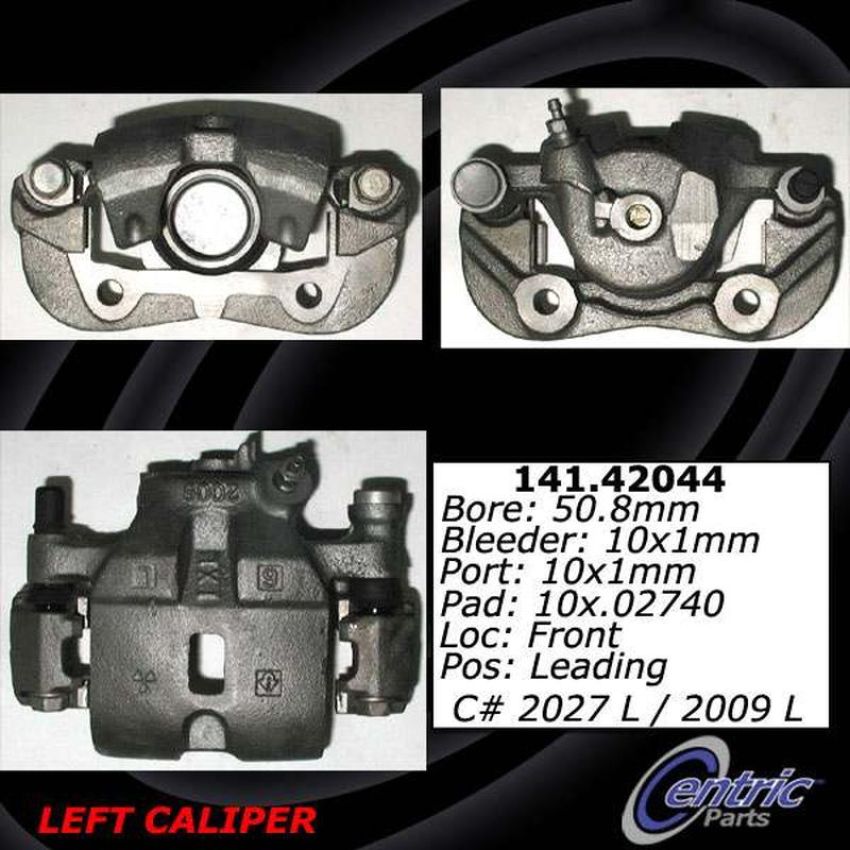 CENTRIC PARTS 141.42043 Centric Semi-Loaded Brake Caliper