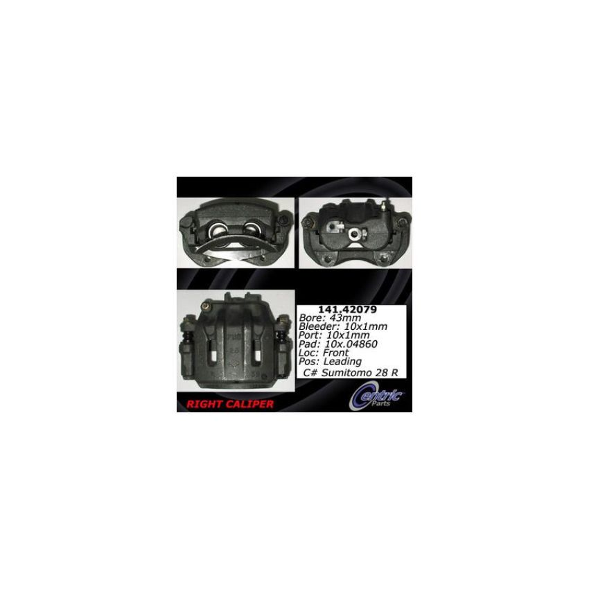 CENTRIC PARTS 141.42079 Centric Semi-Loaded Brake Caliper