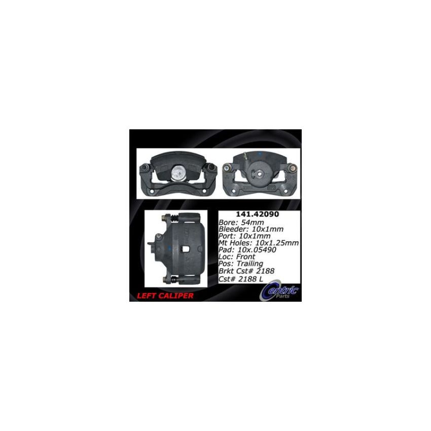CENTRIC PARTS 141.42090 Centric Semi-Loaded Brake Caliper