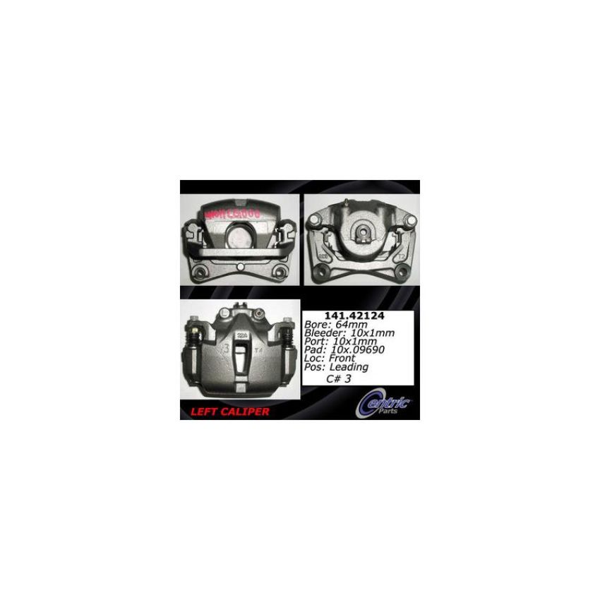 CENTRIC PARTS 141.42124 Centric Semi-Loaded Brake Caliper