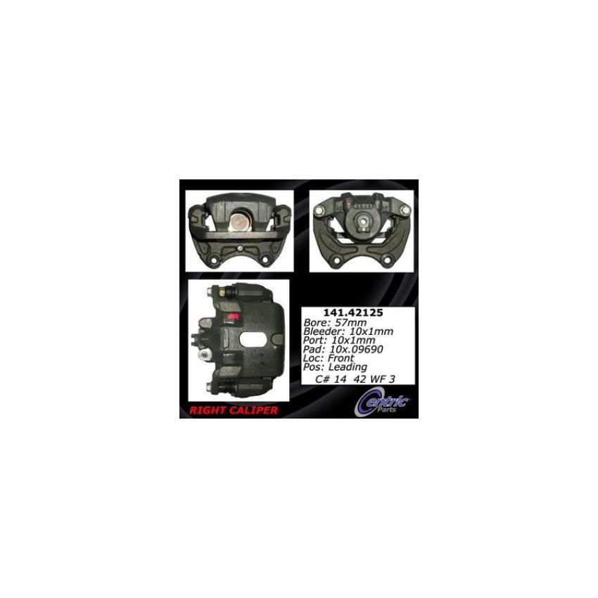 CENTRIC PARTS 141.42125 Centric Semi-Loaded Brake Caliper