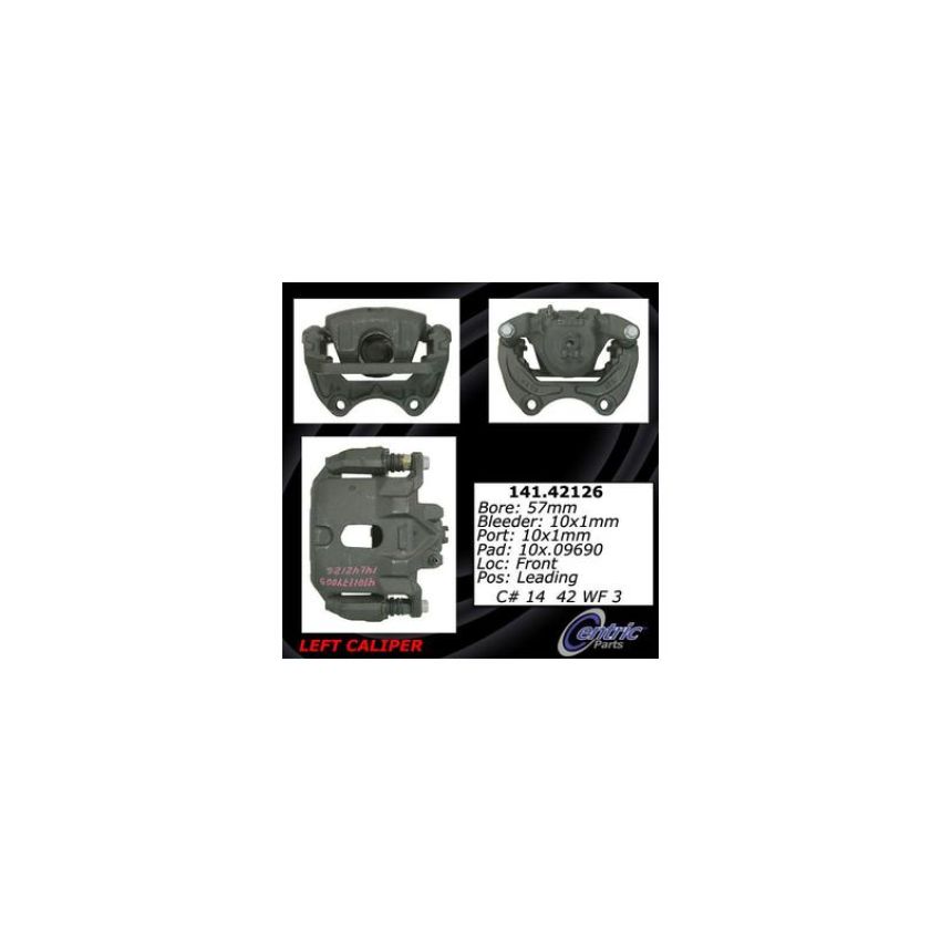 CENTRIC PARTS 141.42126 Centric Semi-Loaded Brake Caliper