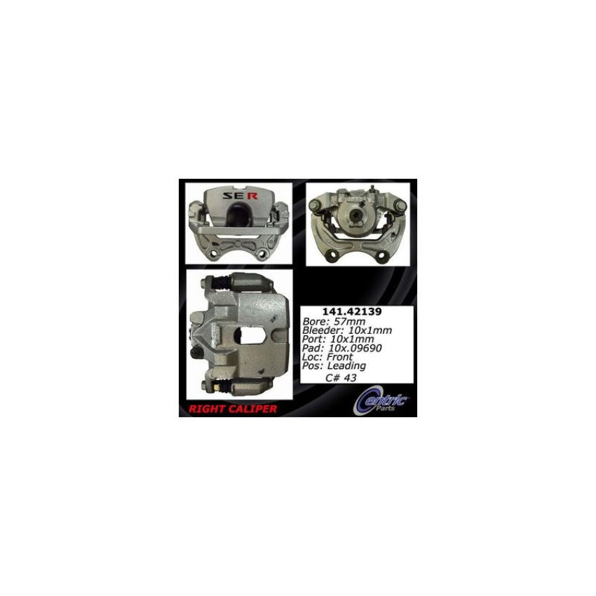 CENTRIC PARTS 141.42139 Centric Semi-Loaded Brake Caliper