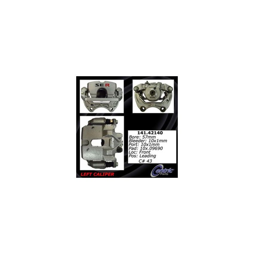 CENTRIC PARTS 141.42140 Centric Semi-Loaded Brake Caliper