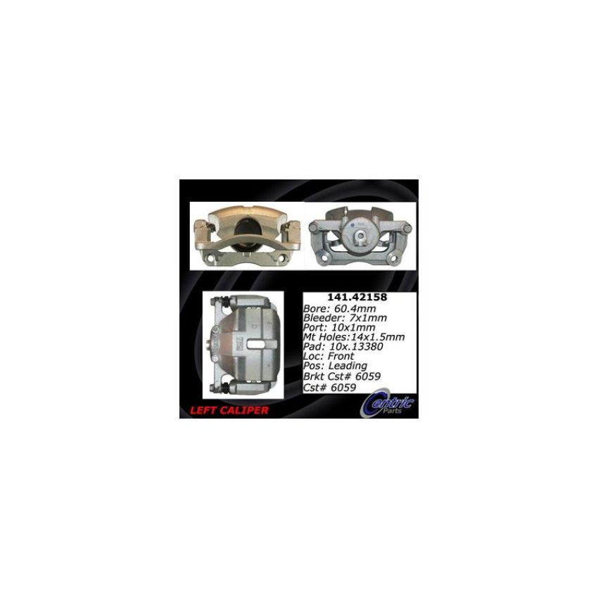 CENTRIC PARTS 141.42158 Centric Semi-Loaded Brake Caliper