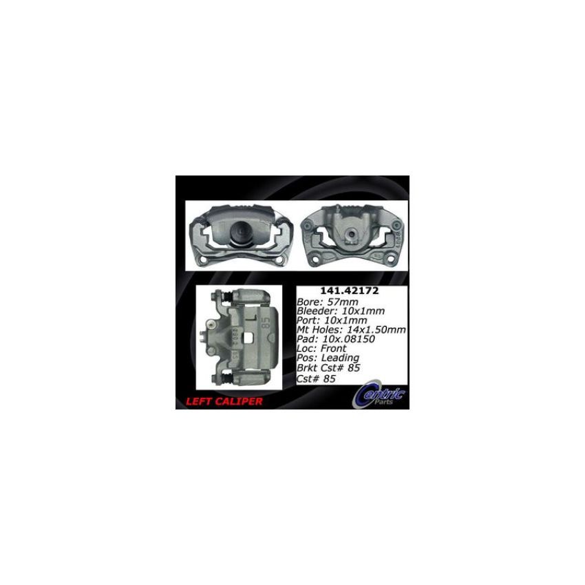 CENTRIC PARTS 141.42172 Centric Semi-Loaded Brake Caliper