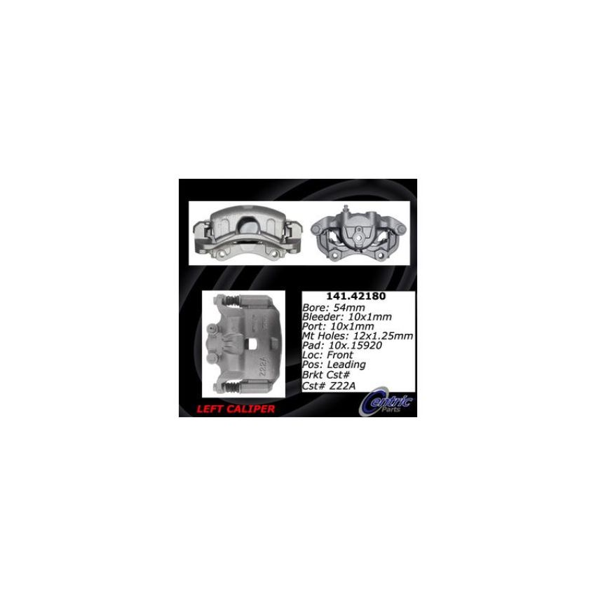 CENTRIC PARTS 141.42180 Centric Semi-Loaded Brake Caliper