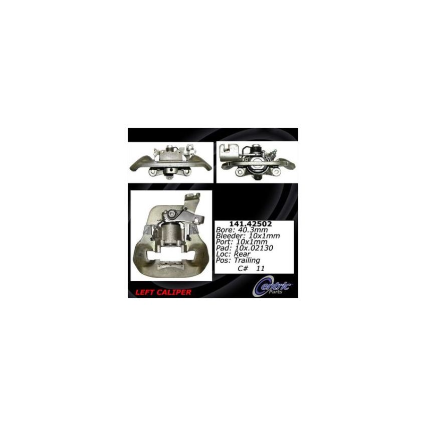 CENTRIC PARTS 141.42502 Centric Semi-Loaded Brake Caliper