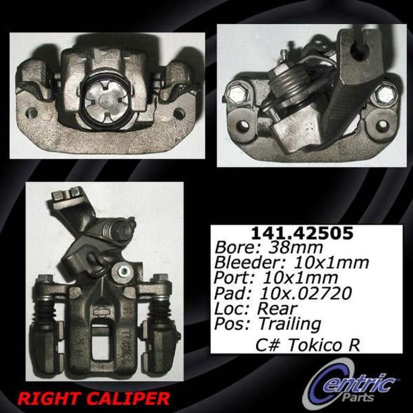 CENTRIC PARTS 141.42506 Centric Semi-Loaded Brake Caliper