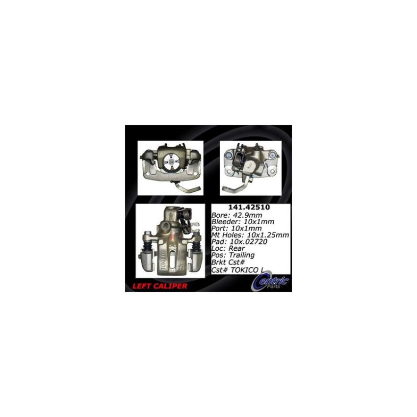 CENTRIC PARTS 141.42510 Centric Semi-Loaded Brake Caliper