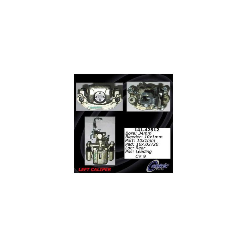 CENTRIC PARTS 141.42512 Centric Semi-Loaded Brake Caliper