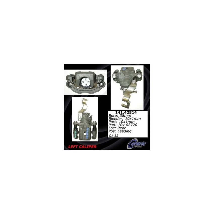 CENTRIC PARTS 141.42514 Centric Semi-Loaded Brake Caliper