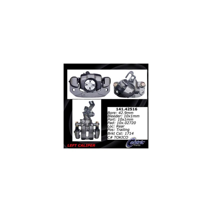 CENTRIC PARTS 141.42516 Centric Semi-Loaded Brake Caliper
