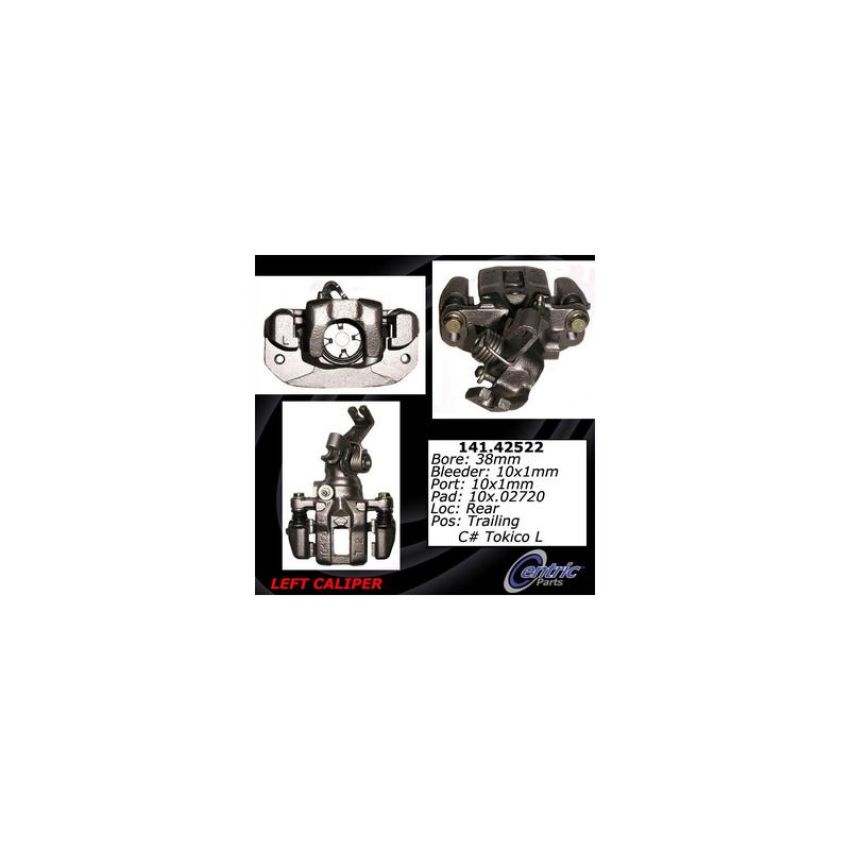 CENTRIC PARTS 141.42522 Centric Semi-Loaded Brake Caliper