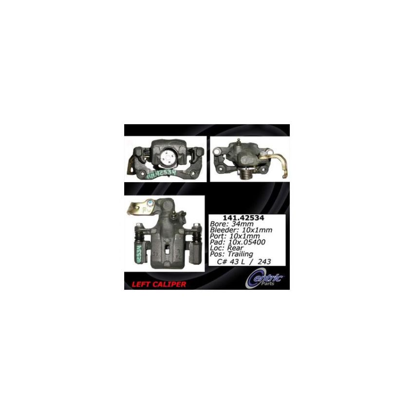 CENTRIC PARTS 141.42534 Centric Semi-Loaded Brake Caliper