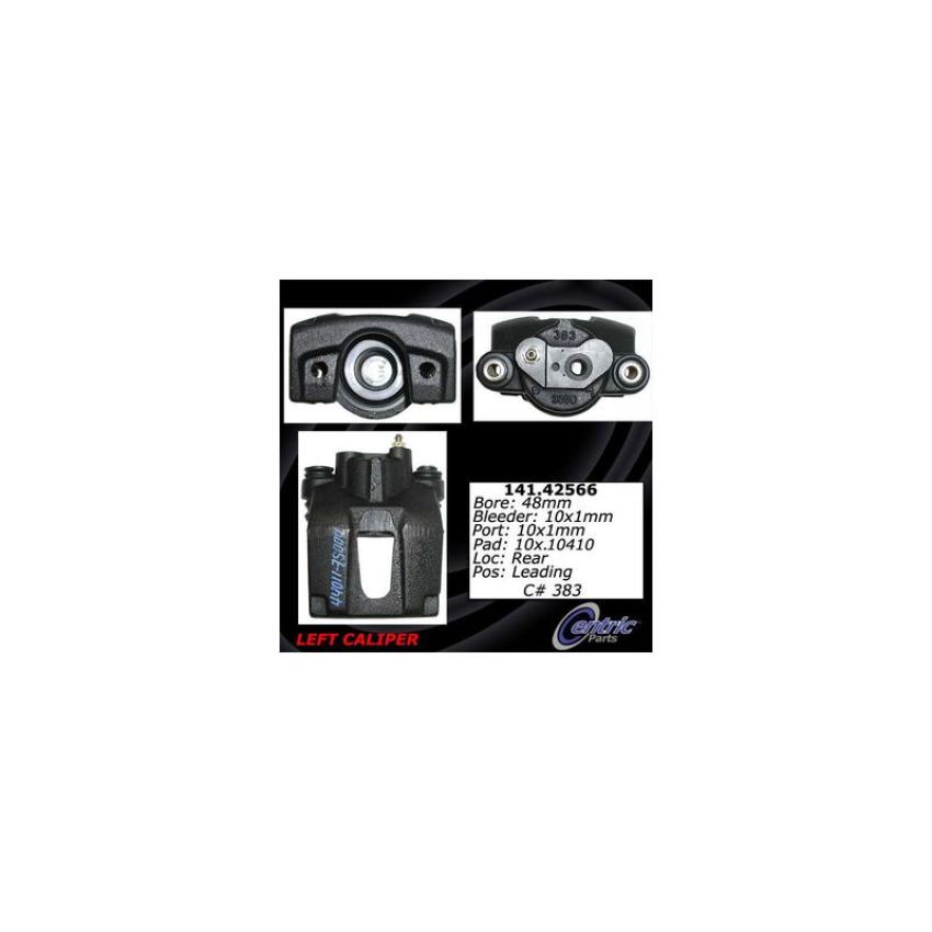 CENTRIC PARTS 141.42566 Centric Semi-Loaded Brake Caliper with New Phenolic Pistons