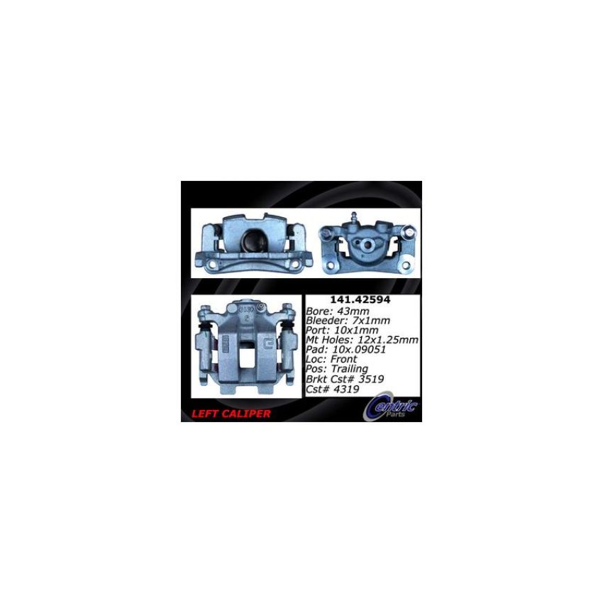 CENTRIC PARTS 141.42594 Centric Semi-Loaded Brake Caliper
