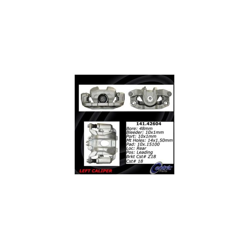 CENTRIC PARTS 141.42604 Centric Semi-Loaded Brake Caliper