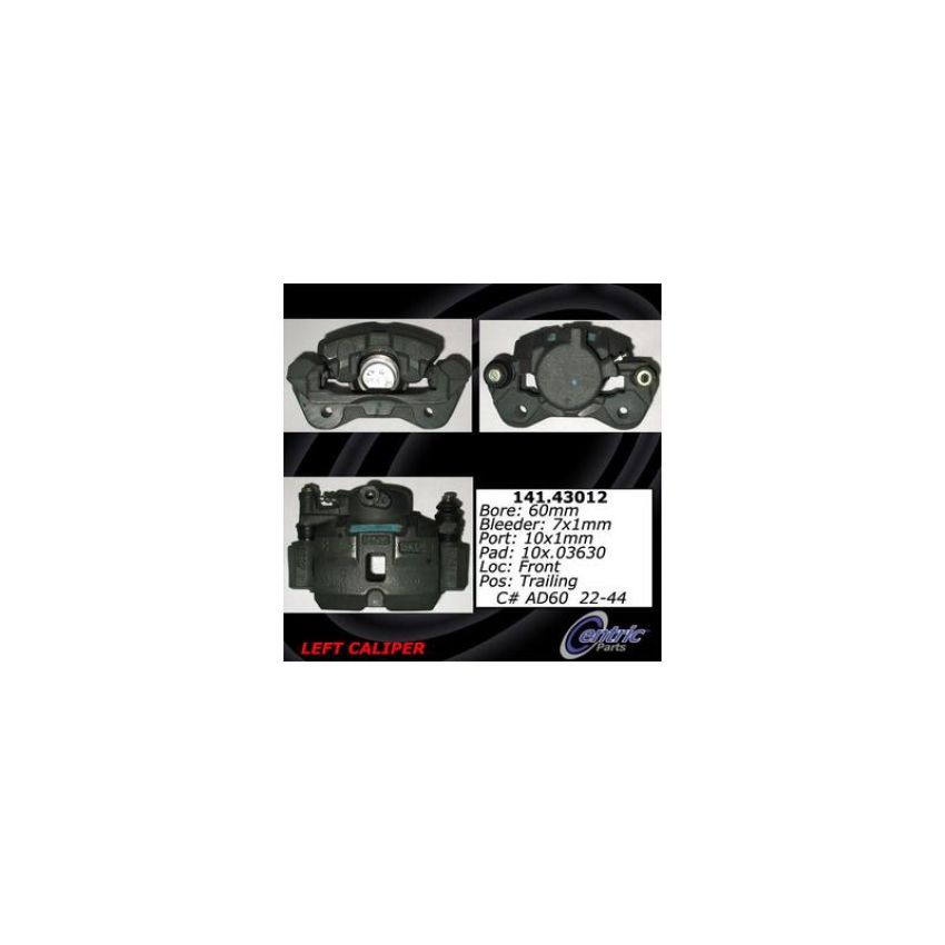 CENTRIC PARTS 141.43012 Centric Semi-Loaded Brake Caliper