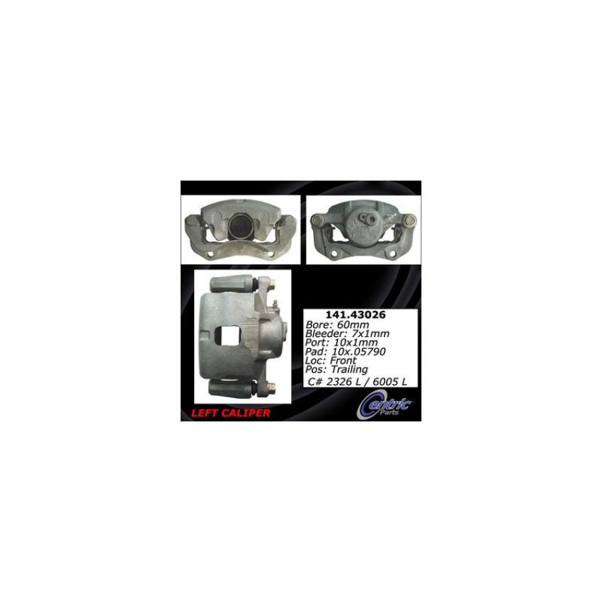 CENTRIC PARTS 141.43026 Centric Semi-Loaded Brake Caliper
